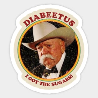 RETRO Vintage STYLE - DIABEETUS I GOT THE SUGARS! Sticker